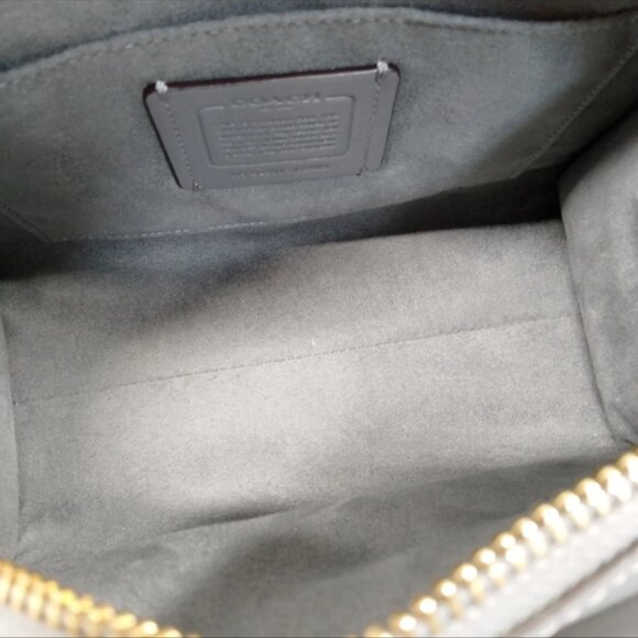 Coach Grace Carryall Leather Gray - EUC - Picture 9 of 10